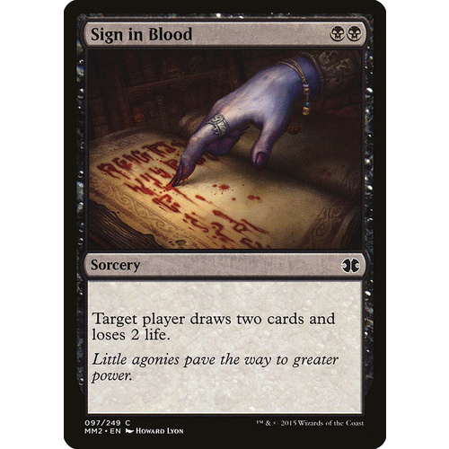 Sign in Blood - MM2