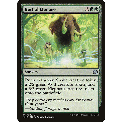 Bestial Menace FOIL - MM2