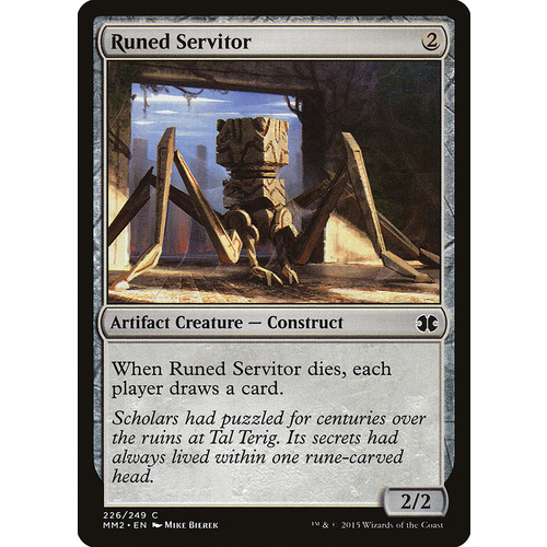Runed Servitor FOIL - MM2