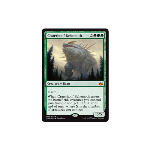 Craterhoof Behemoth FOIL - MM3