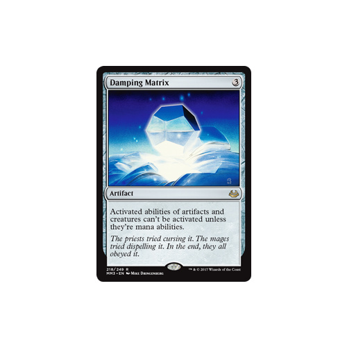 Damping Matrix FOIL - MM3