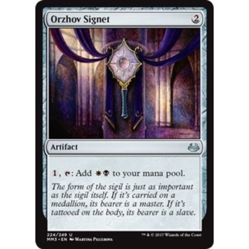 Orzhov Signet FOIL - MM3