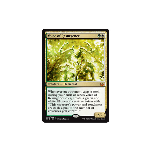 Voice of Resurgence FOIL - MM3 (lightly played)