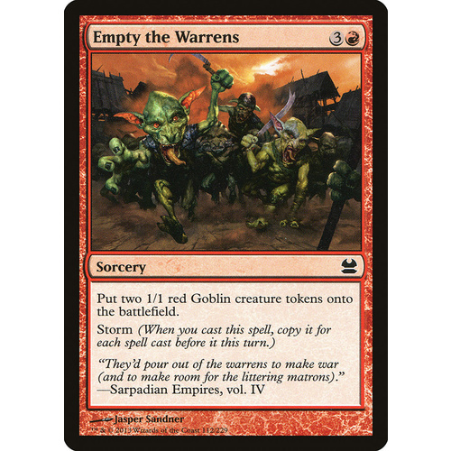 Empty the Warrens - MMA