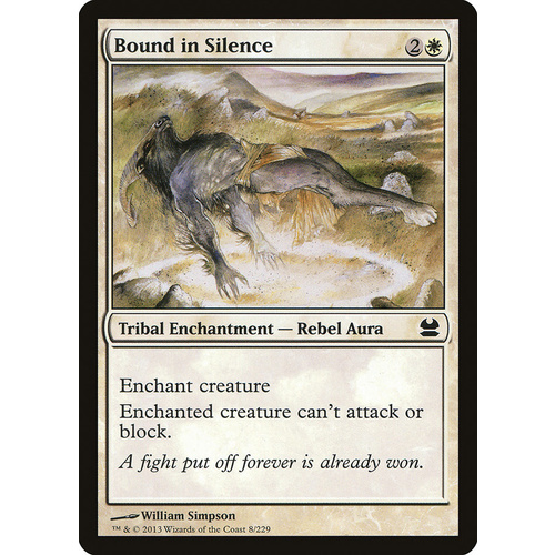 Bound in Silence FOIL - MMA