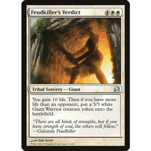 Feudkiller's Verdict FOIL - MMA