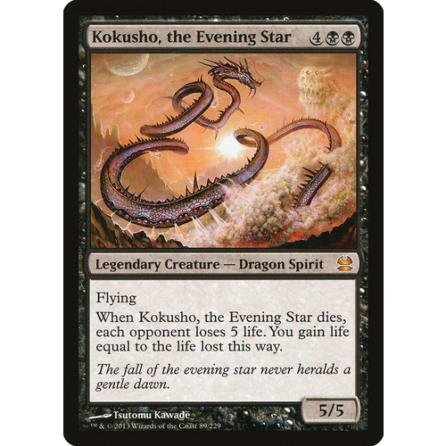 Kokusho, the Evening Star FOIL - MMA