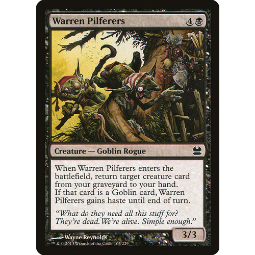 Warren Pilferers FOIL - MMA