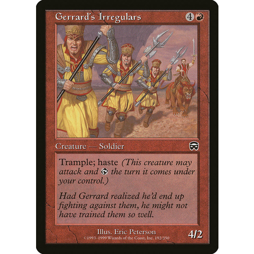 Gerrard's Irregulars - MMQ