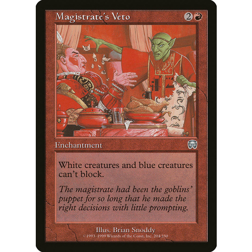 Magistrate's Veto - MMQ