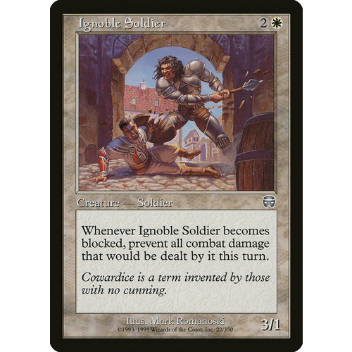 Ignoble Soldier FOIL - MMQ