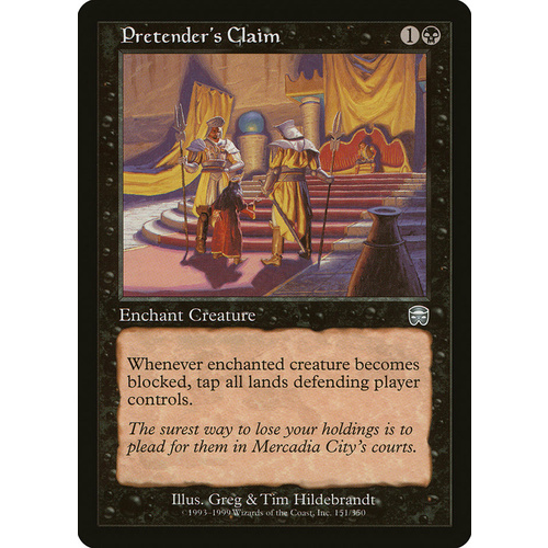 Pretender's Claim FOIL - MMQ