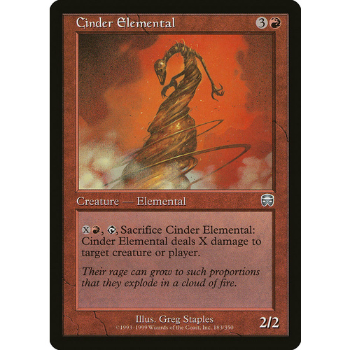 Cinder Elemental FOIL - MMQ