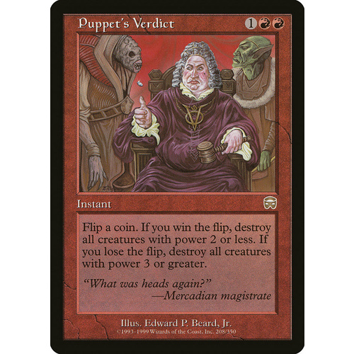 Puppet's Verdict FOIL - MMQ