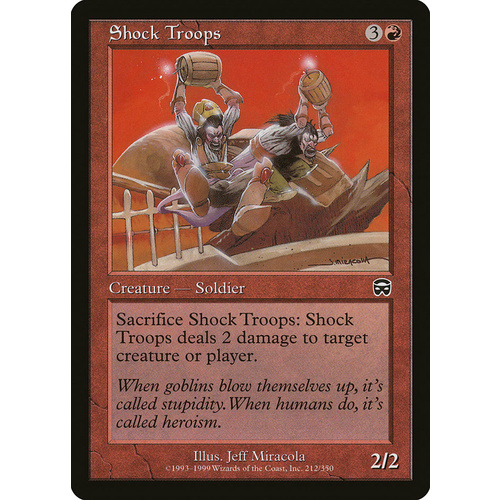 Shock Troops FOIL - MMQ