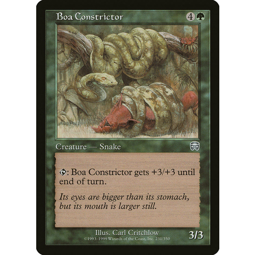 Boa Constrictor FOIL - MMQ