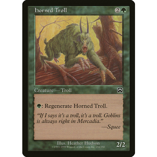 Horned Troll FOIL - MMQ
