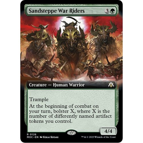 Sandsteppe War Riders (Extended Art) - MOC