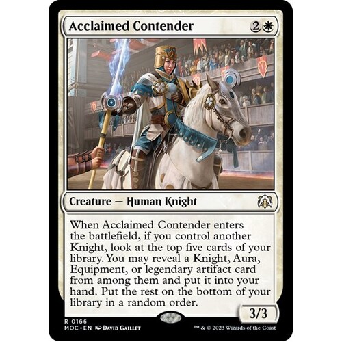 Acclaimed Contender - MOC