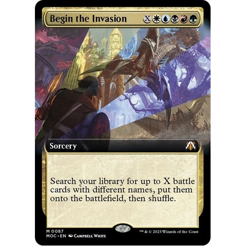 Begin the Invasion (Extended Art) FOIL - MOC