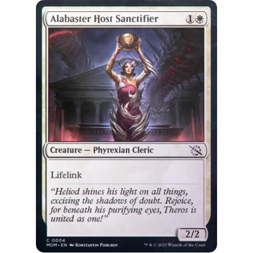 Alabaster Host Sanctifier - MOM