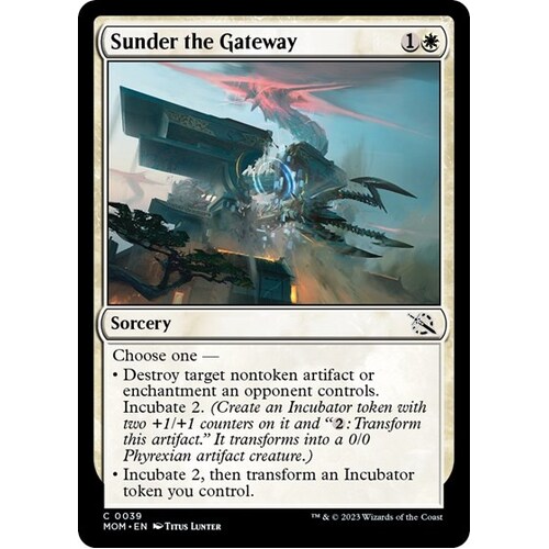 Sunder the Gateway FOIL - MOM