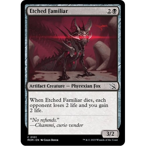 Etched Familiar FOIL - MOM