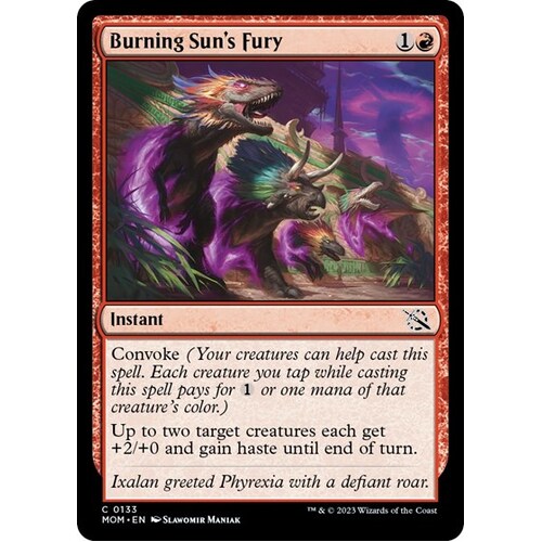 Burning Sun's Fury FOIL - MOM