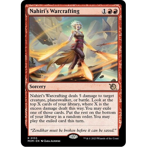 Nahiri's Warcrafting FOIL - MOM