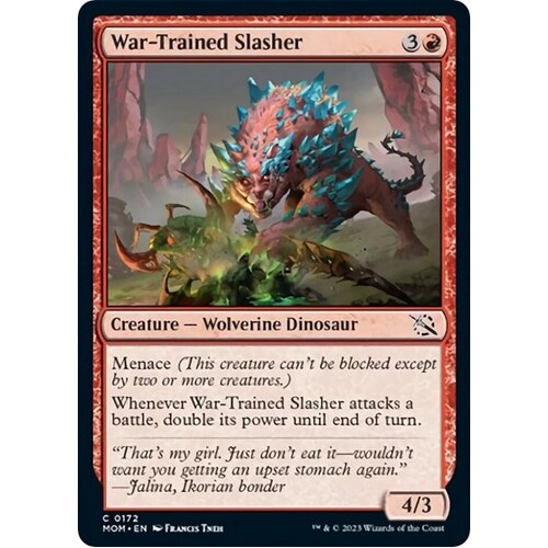 War-Trained Slasher FOIL - MOM