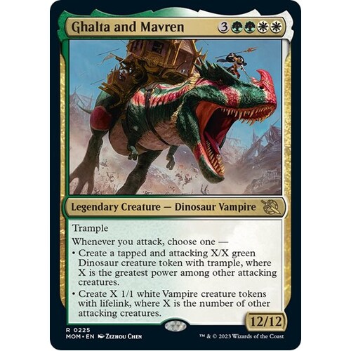 Ghalta and Mavren FOIL - MOM