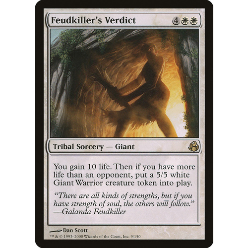 Feudkiller's Verdict FOIL - MOR