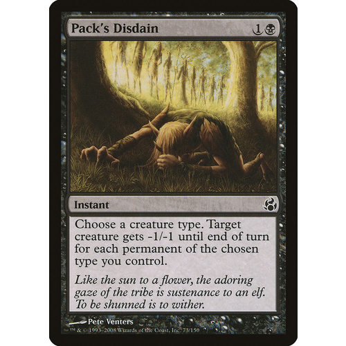 Pack's Disdain FOIL - MOR