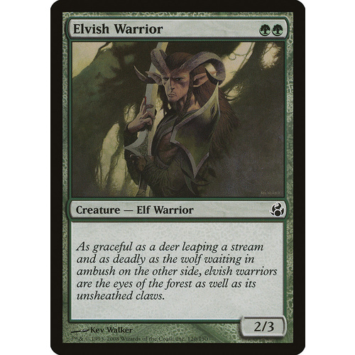 Elvish Warrior FOIL - MOR