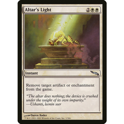 Altar's Light - MRD