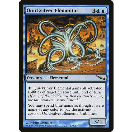 Quicksilver Elemental - MRD