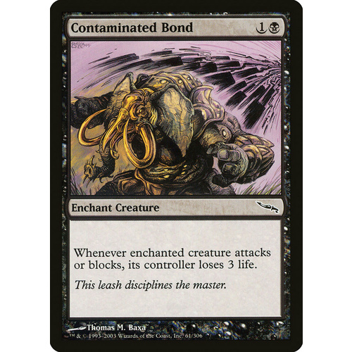 Contaminated Bond - MRD
