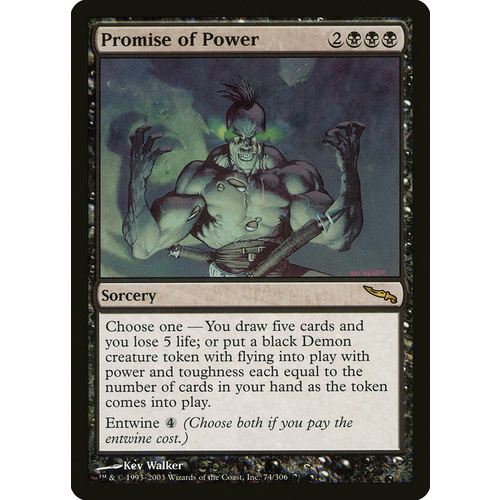 Promise of Power - MRD