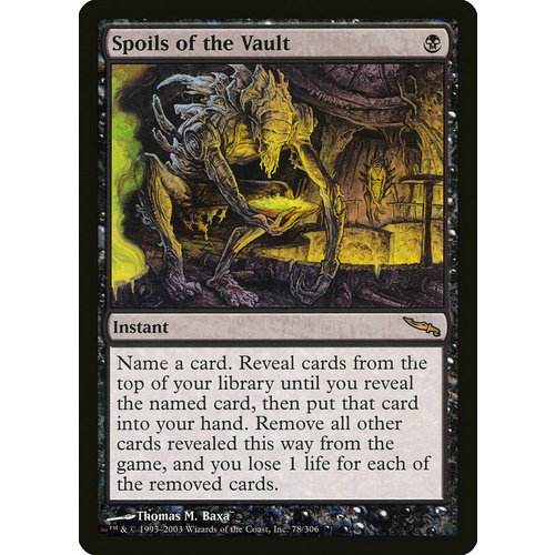 Spoils of the Vault - MRD