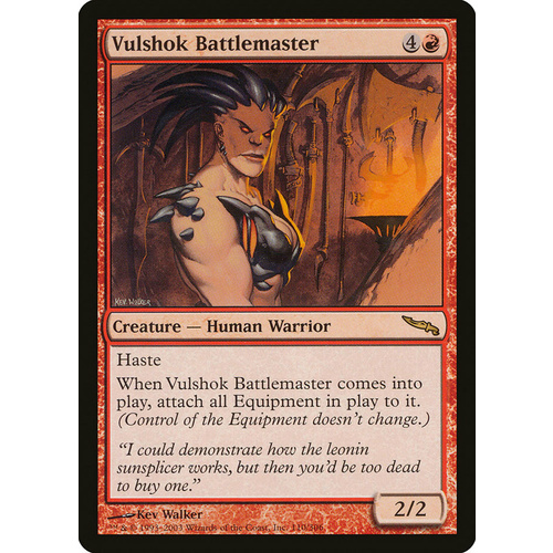 Vulshok Battlemaster - MRD