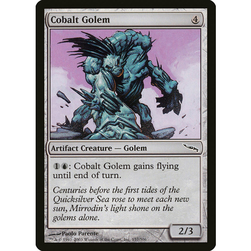 Cobalt Golem - MRD