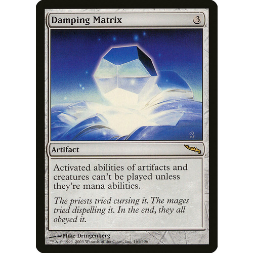 Damping Matrix - MRD