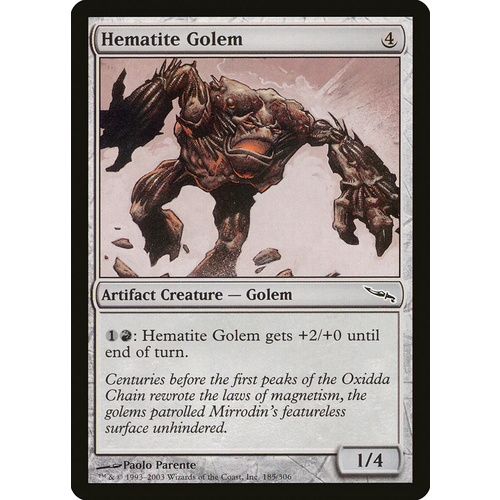 Hematite Golem - MRD