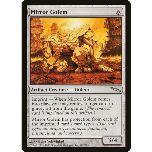 Mirror Golem - MRD