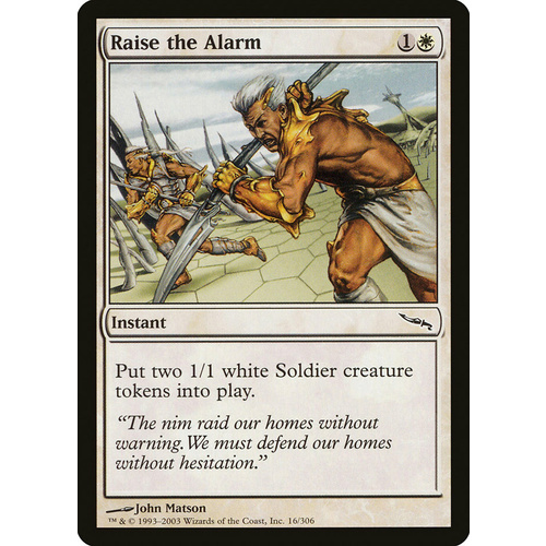 Raise the Alarm FOIL - MRD
