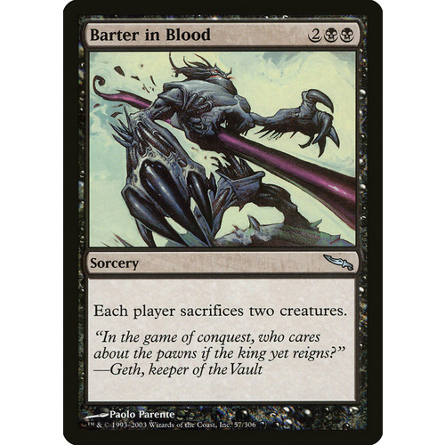 Barter in Blood FOIL - MRD