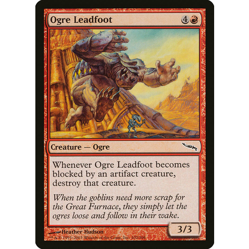 Ogre Leadfoot FOIL - MRD