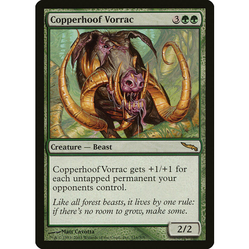 Copperhoof Vorrac FOIL - MRD