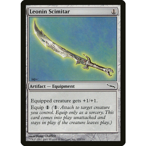 Leonin Scimitar FOIL - MRD