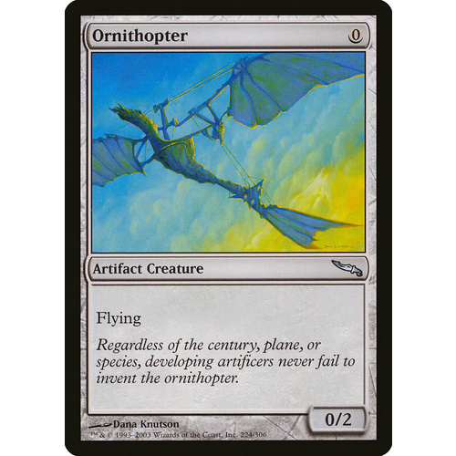 Ornithopter FOIL - MRD
